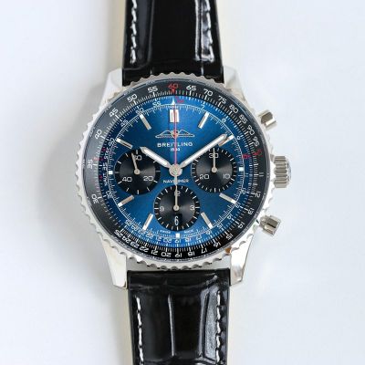 Breitling 43MM in Diameter B01 Movement Men's Mechanical Wrist Watch with Complication